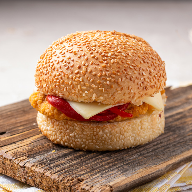 ÇITIR KAPLAMALI TAVUK BURGER