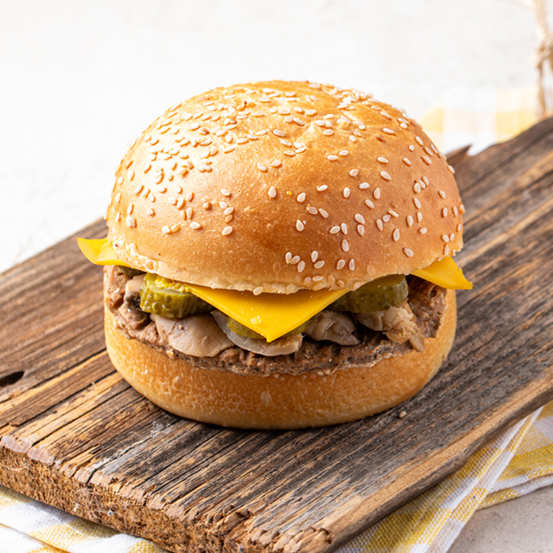 BARBEKÜ SOSLU MANTARLI IZGARA KÖFTE BURGER