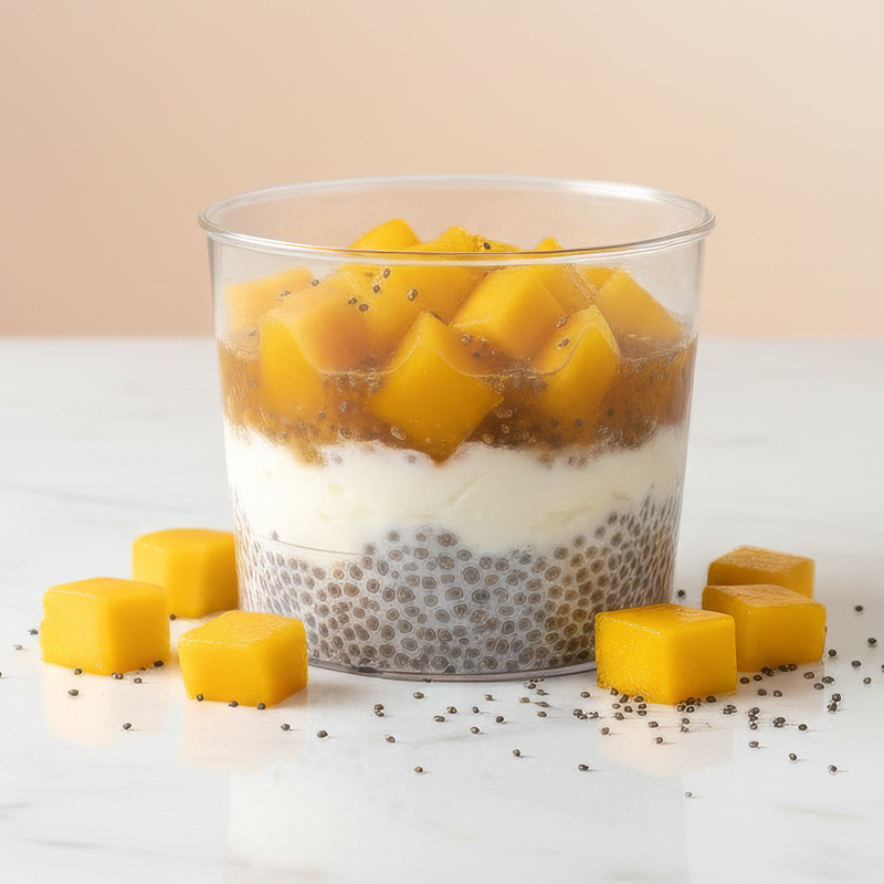 ŞEFTALİLİ FINDIK KREMALI ÇİALI PANNACOTTA CUP